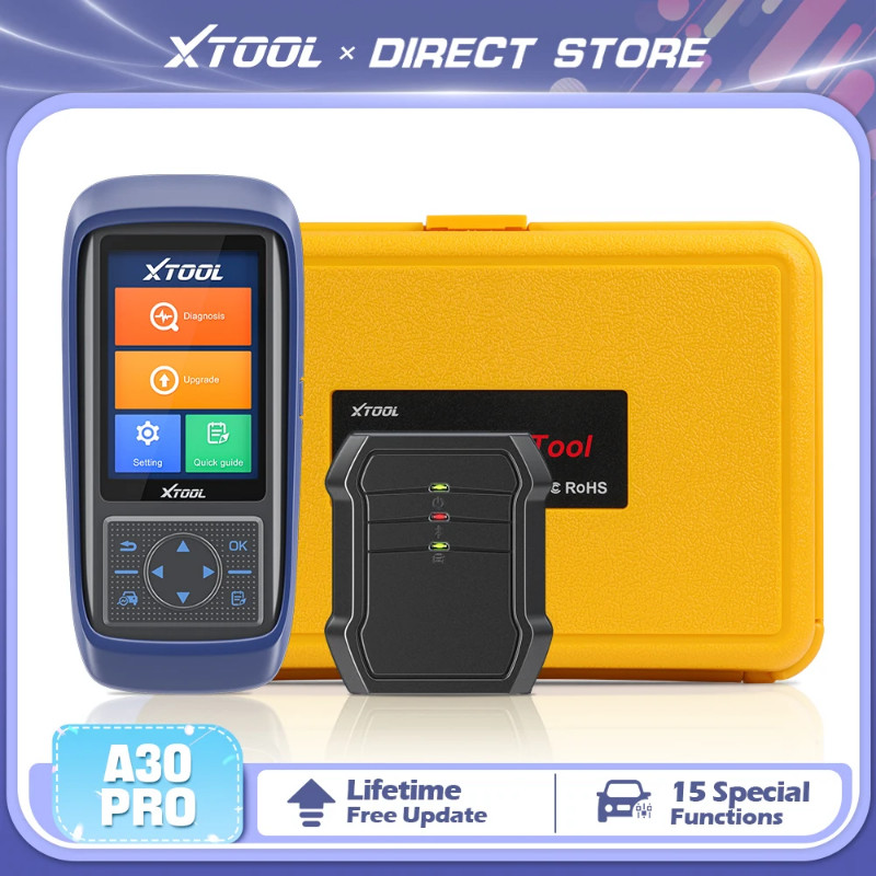 XTOOL A30PRO Car Diagnostic Tools Full System OBD Automotive Scanner Bi-directional Tool Lifetime F