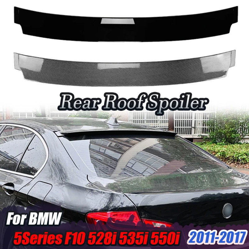 F10 Tail Wing Splitter Rear Trunk Middle Roof Spoiler For BMW 5 Series All Model M5 2011-2017 Gloss