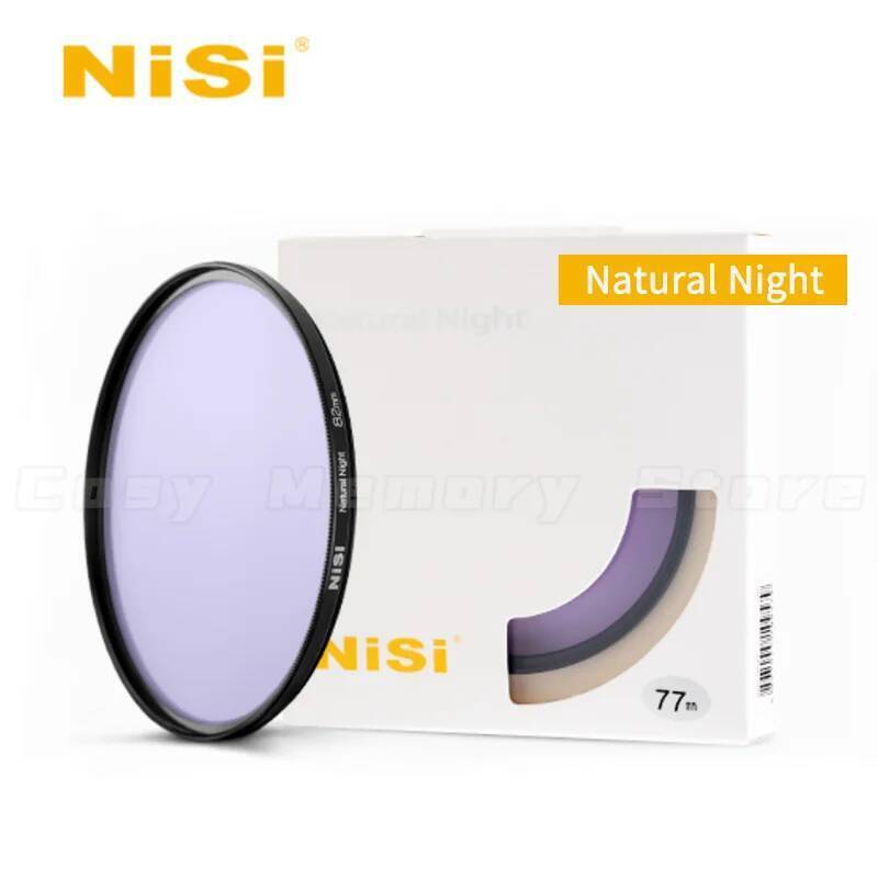 NiSi Natural Night Filter sky night scene filter 67 72 77 82mm เพื่อกําจัดมลพิษแสงสีเหลืองในเมือง Mi