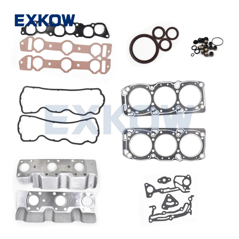 12 Valves Engine Overhaul Gasket Kit for Mitsubishi PAJERO MONTERO II 2nd V23 V33 V43 3.0L 6G72 MD9