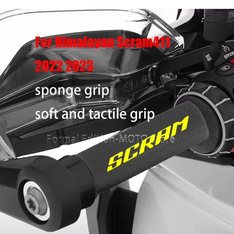 For Himalayan Scram411 himalayan scram 411 2022 2023 Motorcycle Grip Cover Shockproof 27mm Motorcyc