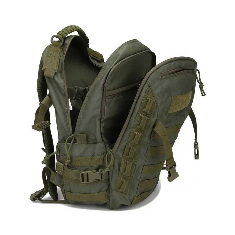 C 35L Outdoor Backpack Waterproof Camouflage Camping Hiking Backpack Large Wear-Resistant Sports