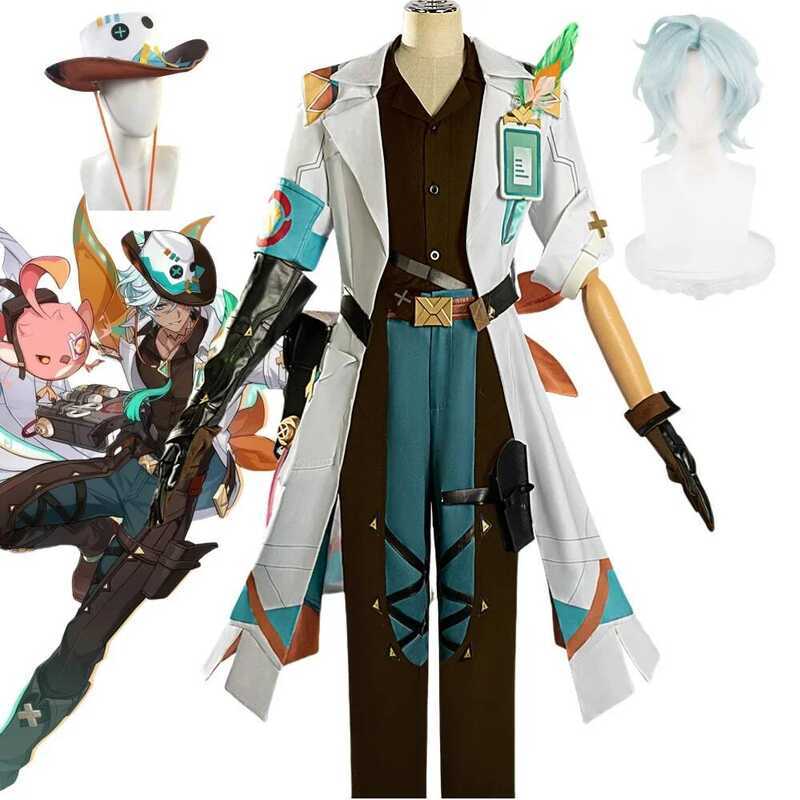 C Anime Ifa Cosplay Game Genshin Impact Costume New Role Ifa Wig Uniform Hat Outfit Set Halloween P
