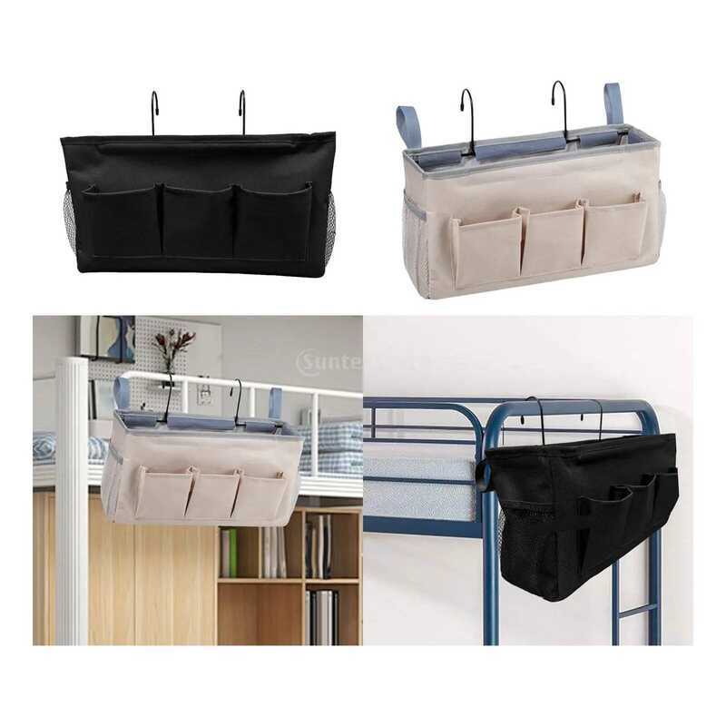 C Bedside Pouch Storage Book Keys Organizer Pocket For School Sofa Bedroom Bunk Beds Bedside Pouch