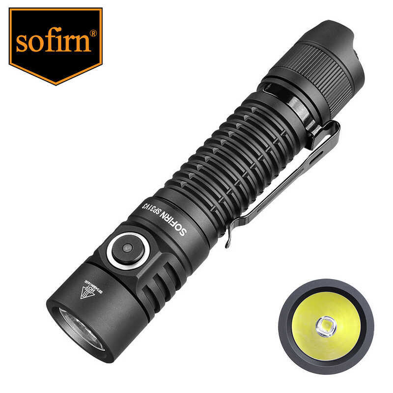 Sofirn SP31 V3.0 ไฟฉาย LED 18650 SST40 2000lm พร้อมสวิตช์คู่และชาร์จบẰบ USB ให้แสงสว่างทนทาน