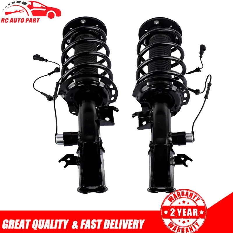Pair Front Shock Struts Assemblies w/Electric For Lincoln Continental 2017-2020