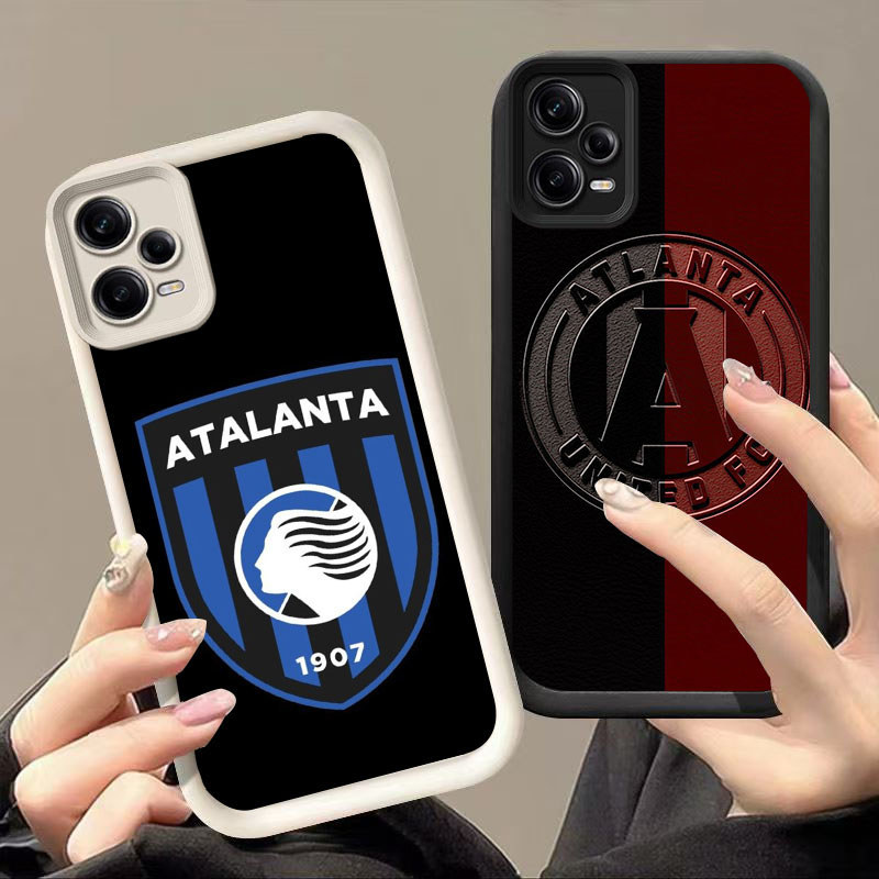 DJ-44 Serie A Atalanta ปลอกซิลิโคนสีดําและสีขาวสําหรับ Xiaomi Redmi POCO หมายเหตุ 3 X5 Turbo F5 F7 F