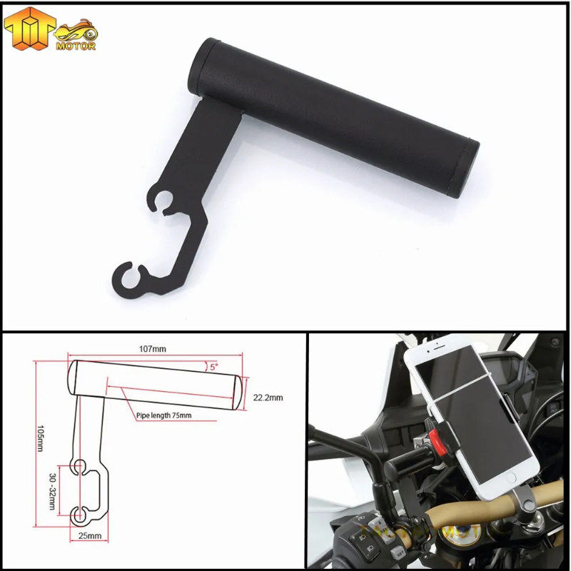 Universal motorcycle mobile phone bracket holder For Kawasaki Z250 Z300 Z650 Z750 Z750R Z800 Z900 Z