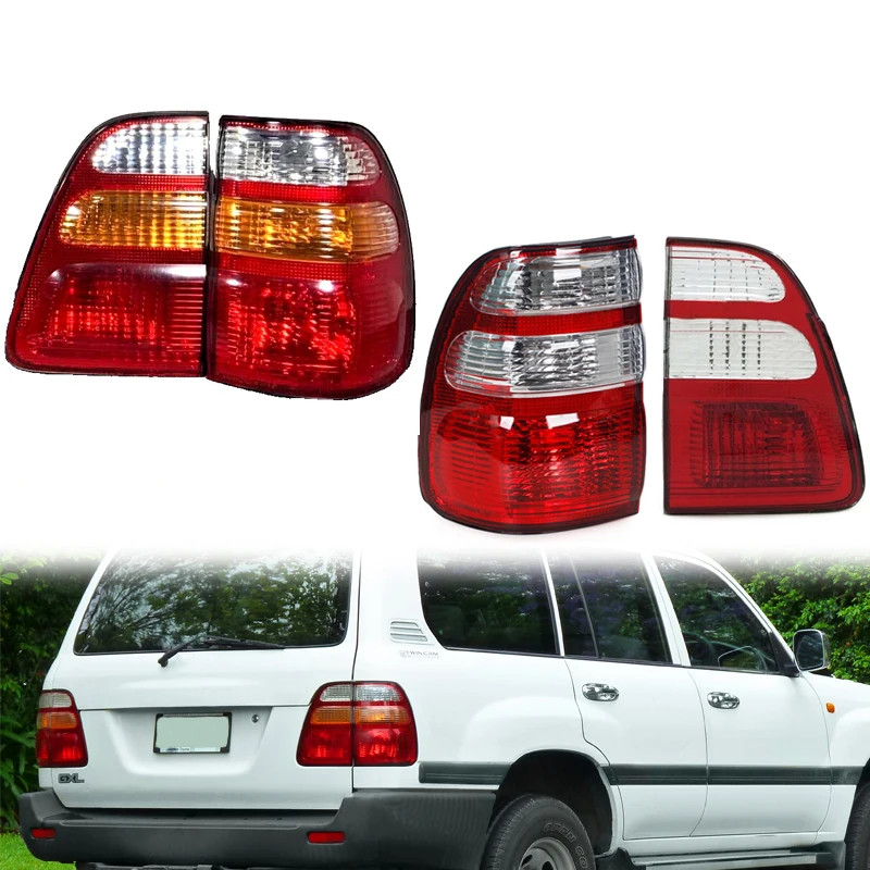 For Toyota Land Cruiser 100 LC100 1998 1999 2000 2001-2005 Car Rear Bumper Tail Light Brake Stop Re