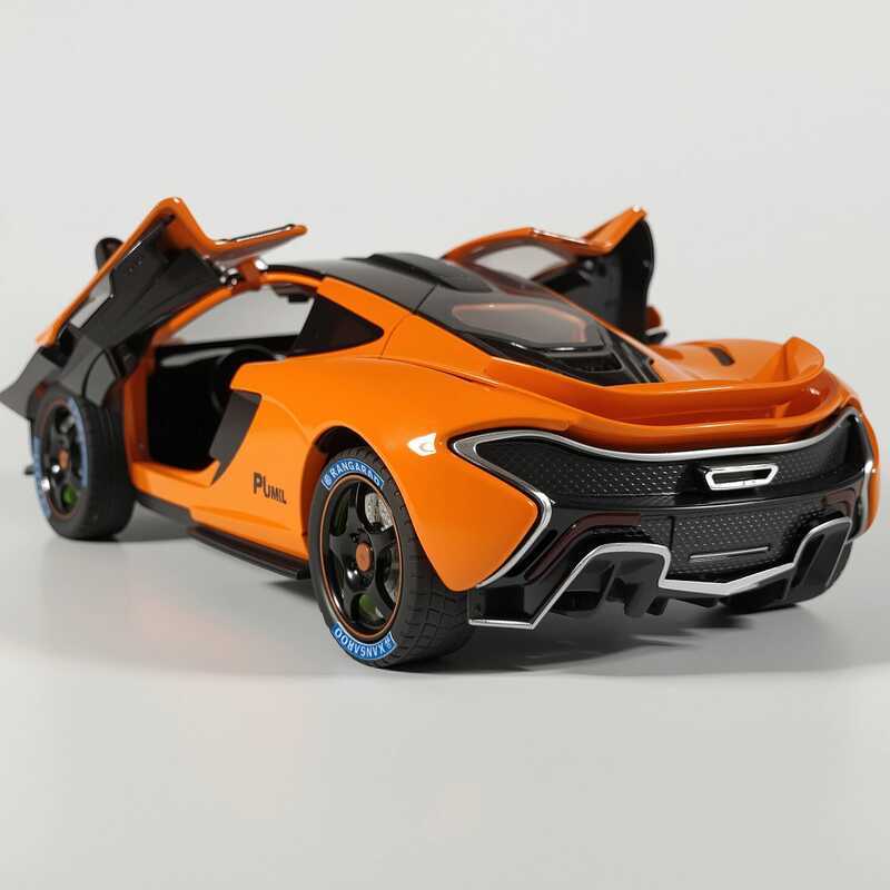C 1:24 Mclaren P1 GTR Ercar Alloy Diecast Model Car High Simulation Decoration Display Ornaments Co