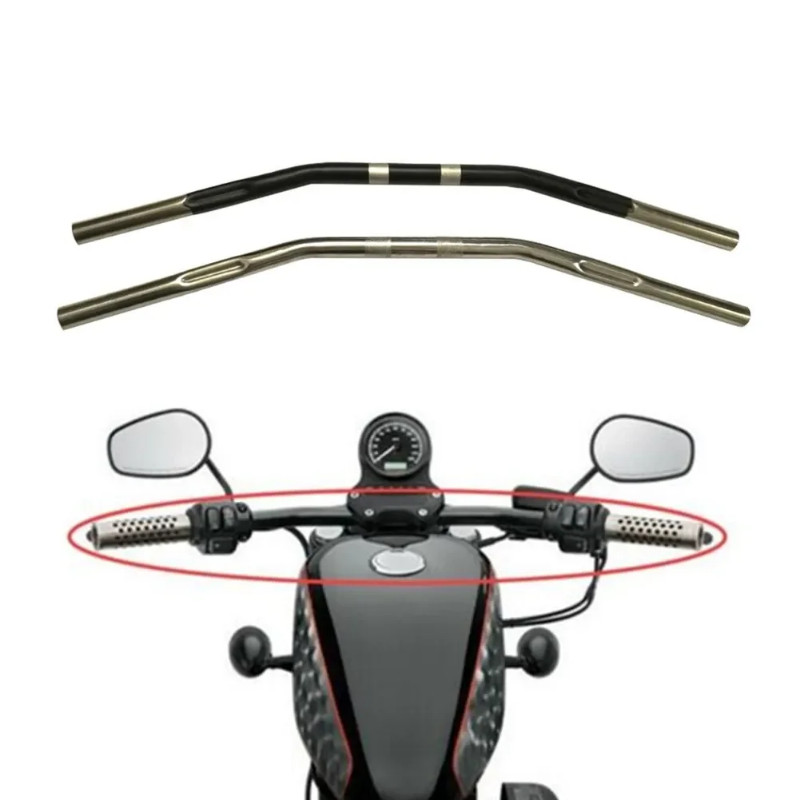 For Harley Sportster 883 XL883 XL883L Iron XL883N 1200 Nightster XL1200N Motorcycle 25MM 1" Zero Dr