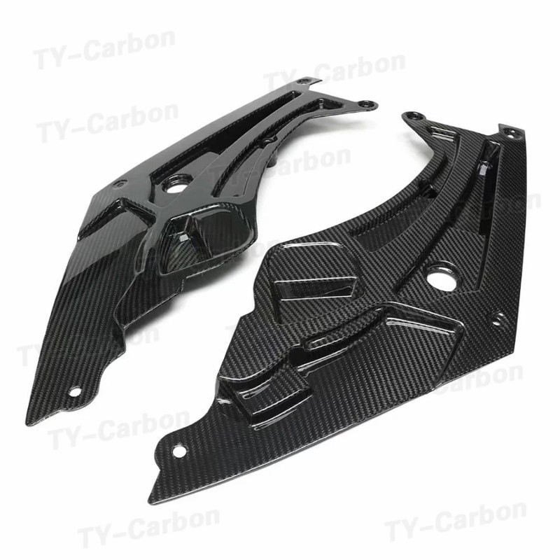 Dry Carbon Fiber engine compartment Trim Cover For BMW M3 G80 G81 M4 G82 G83 2021-2024 Tuning Parts