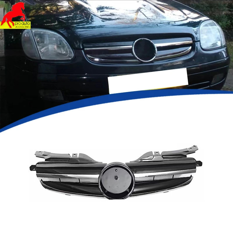 Suitable for Mercedes Benz 1998-2004 SLK R170 Modified AMG Model Grille ABS Grill Racing Grills Ori