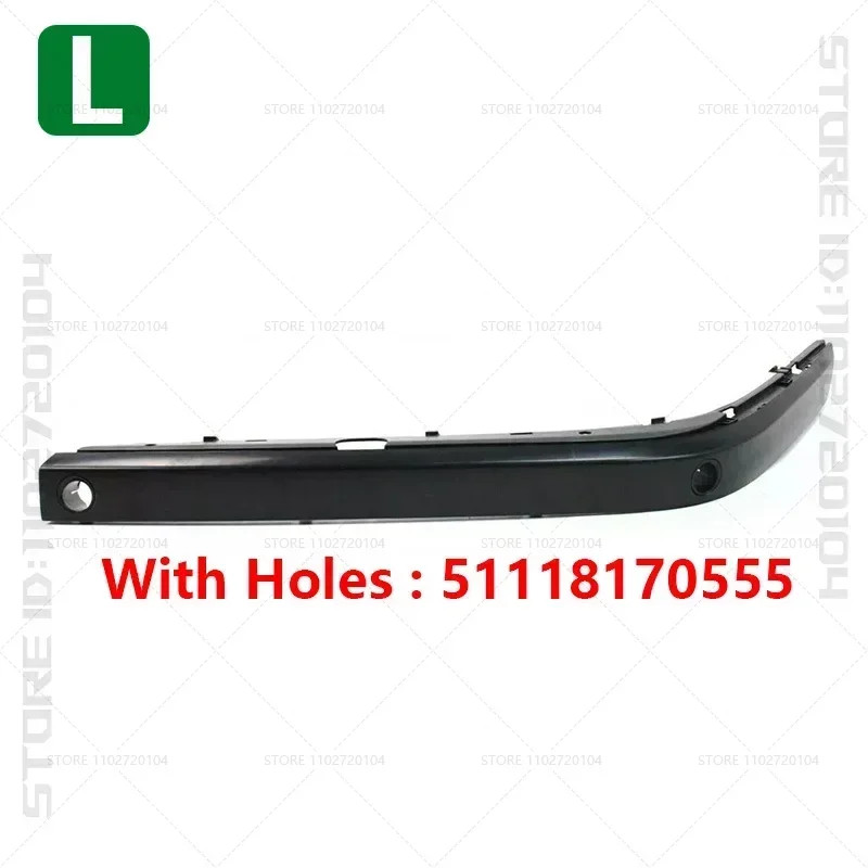 for 1995-2001 E38 BMW 740i 740iL 740iLP 750iL 750iLP Front Bumper Trim 51118170555 51118125309 5111