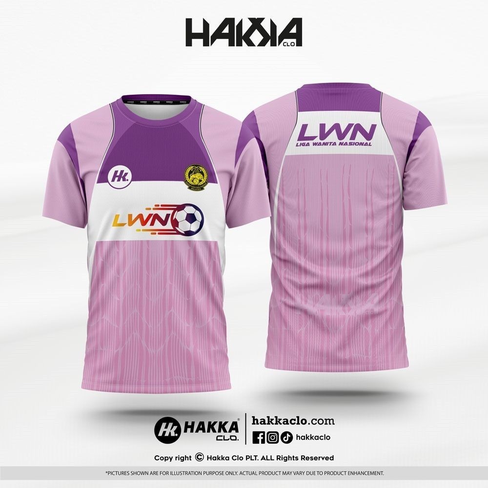 LIGA WANITA NASIONAL (LWN) PINK PURPLE JERSEY 2024