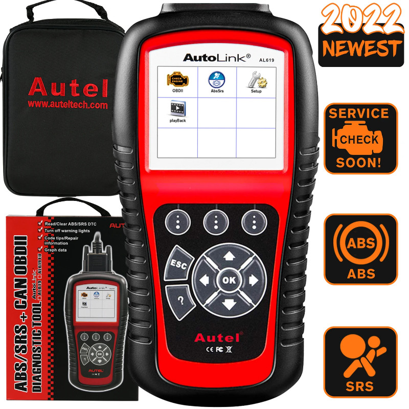 Autel AL619 OBD2 Auto Scanner Diagnostic Tool OBD 2 Car Diagnostic Scanner Automotivo Automotriz Au