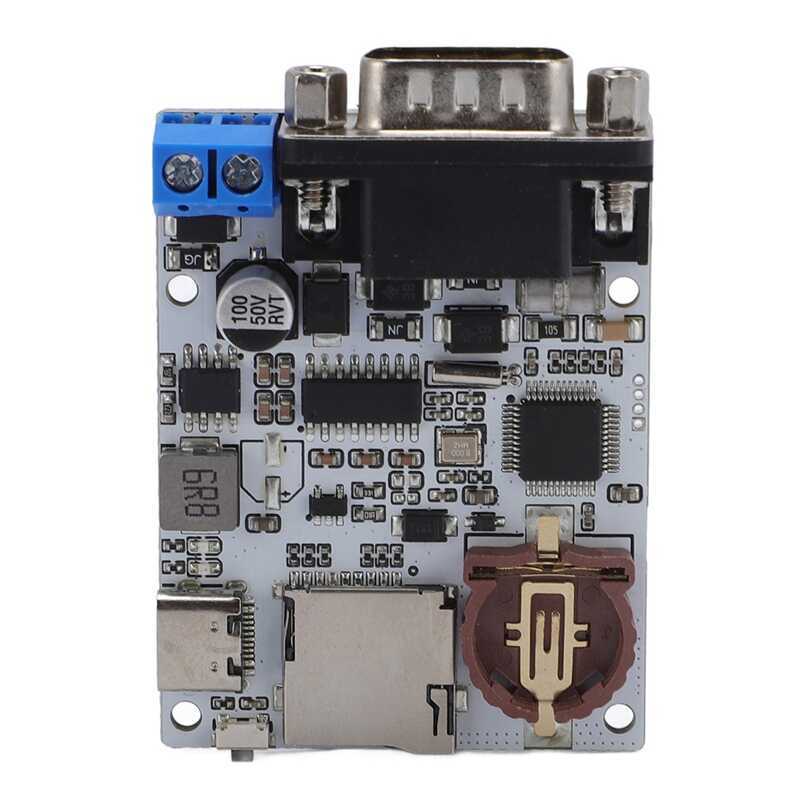 เครื่องบันทึก Serial Data Logger พร้อมตัวบ่งชี้ LED 2 ดวง, Timestamp TXT File Archive Storage อินเทอ