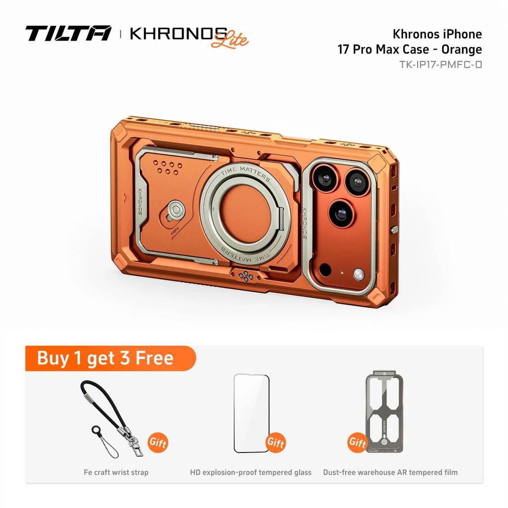 TILTA Khronos Classic 17 Pro/ Pro Max กรงวิดีโอมือถือสําหรับ iPhone 17 Pro / Pro Max Ultimate ชุดพร้