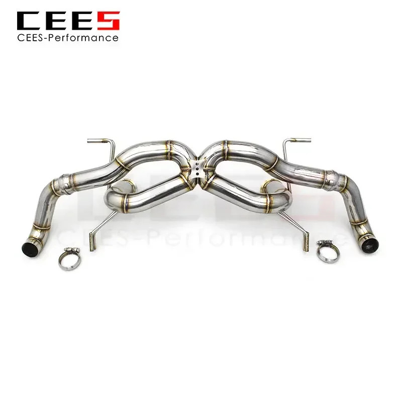 CEES Catback Exhaust for Audi R8 V8/V10 2011-2023 Super Car Racing Tuning Muffler SS304 Performance