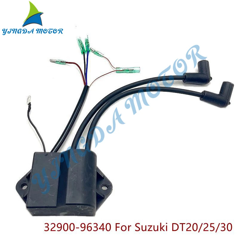 32900-96340 Unit,CDI with Igntion Coil for Suzuki Outboard DT20 DT25 DT30 20HP 25HP 30HP 32900-9634