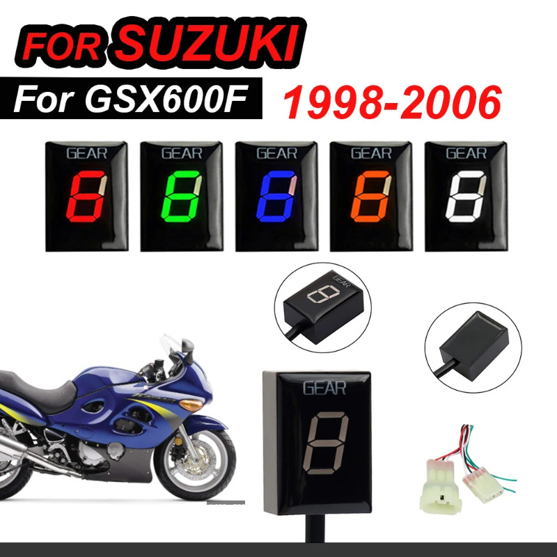 Motorcycle Accessories For Suzuki GSX600F GSX 600F GSX 600 F  Katana 1998-2006 LED 1-6 Gear  Indica
