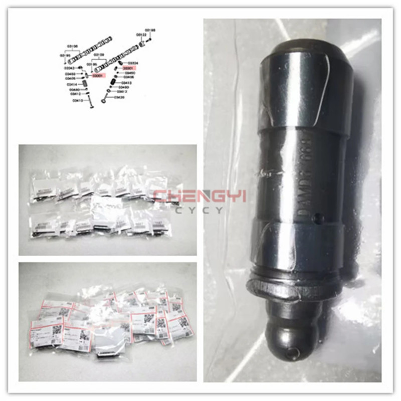 16PC Valves Tappet Hydraulic Lifters 4G93 4G94 DOHC for Pajero Montero IO TR4 LANCER Space Wagon GA