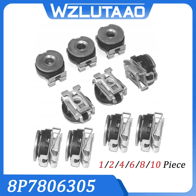 1/2/4/6/8/10 pcs 8P7806305 Headlight Mounting Screw Spacer For Audi A3 A4 A5 A6 A8 RS4/5/6/7 R8 Por