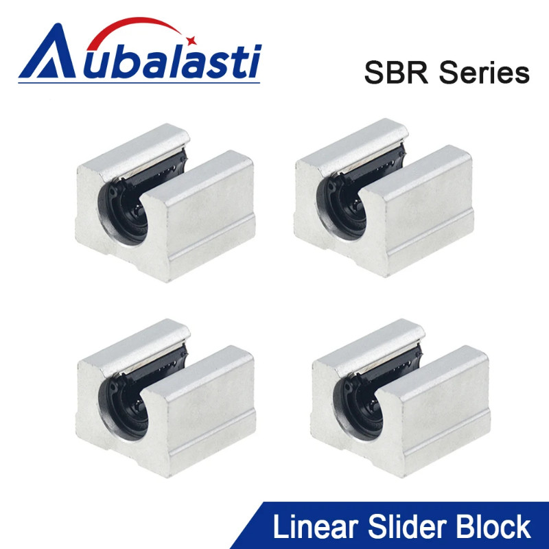 Aubalasti SBR10UU SBR12UU SBR13UU SBR16UU SBR20UU Linear Motion Ball Bearing Block CNC Router Linea