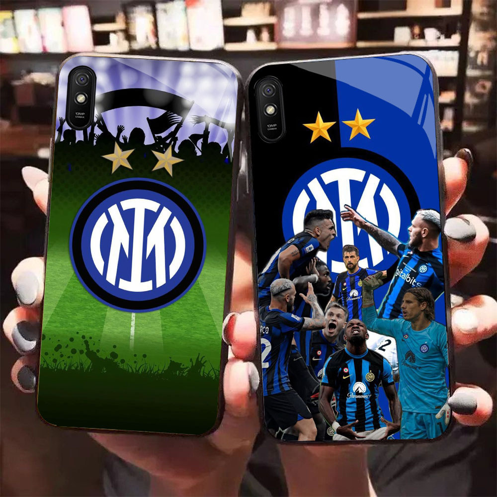 HK-68 Inter Milan Glass KACA สําหรับ Xiaomi Redmi หมายเหตุ Poco 14R A4 9i C75 14C 7 9A A3 Pro 5G