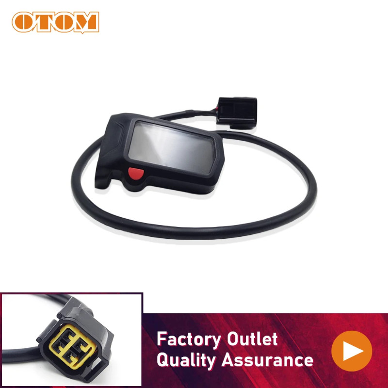 OTOM Electric Bike Hour Meter Handlebar Speed Meter Assembly Light Bee Accessories Mileage Display
