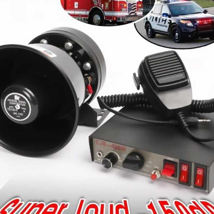 ทวีตเตอร์แตรรถยนต์ 12V/24V CJB-200W CJB-400W วิศวกรรมยานพาหนะโฮสต์โทรโข่ง