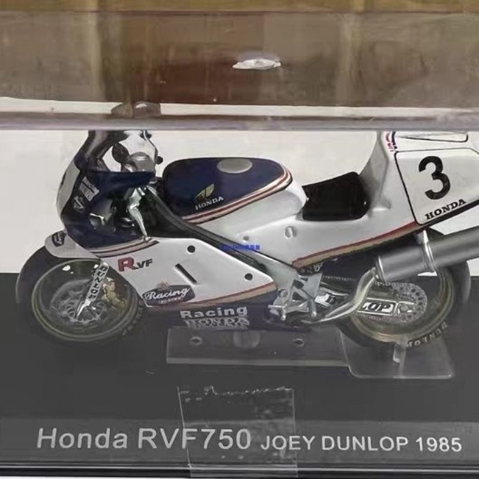 IXO OEM 1/24 Honda RVF750 1985 #3 รถจักรยานยนต์แข่งสําเร็จรูปรุ่น