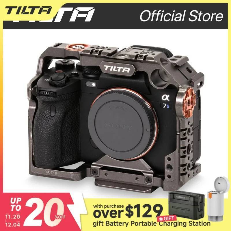 TILTA สําหรับ SONY A7S3 A7s III TA-T18-FCC กล้อง Rig สําหรับ Sony A7sIII กรง Full CAGE Basic น้ําหนั