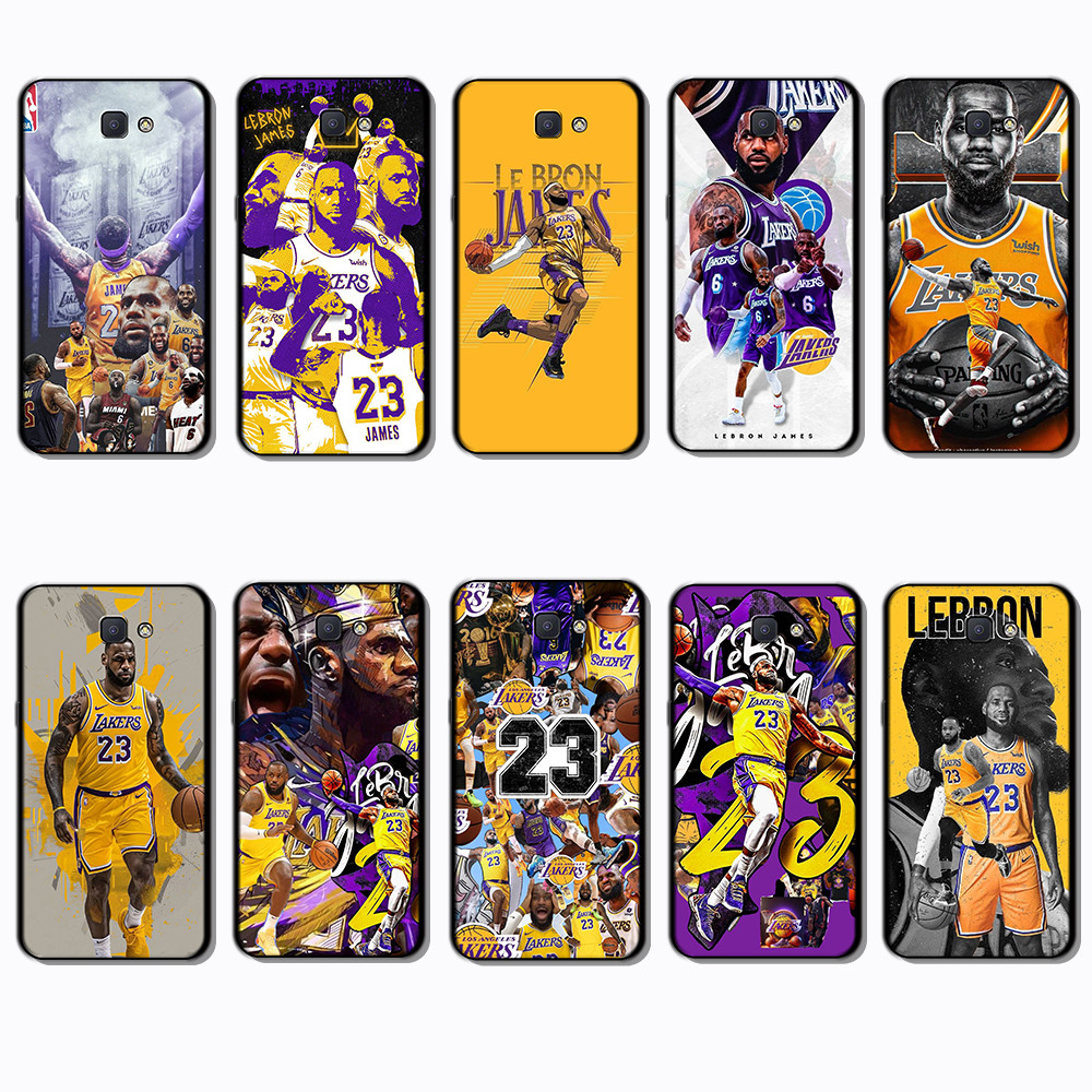 เคสโทรศัพท์สีดํานุ่มสําหรับ Samsung Galaxy J4 J4 Plus J4 J5 J7 J6 Prime FG12 LeBron James ปลอก Anti 