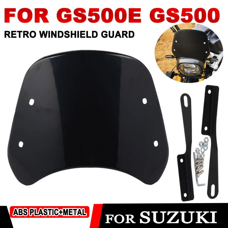 For Suzuki GS500E GS500 GS 500 E 500E Motorcycle Accessories Retro Windshield Wind Deflector Windsc