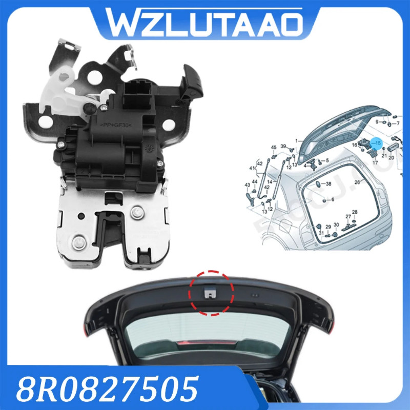 8R0827505 8R0827505A Trunk lock block For Audi A1 A3 A4 A5 A6 A7 Q3 Q5 Q7 For Porsche Cayman 2014-2