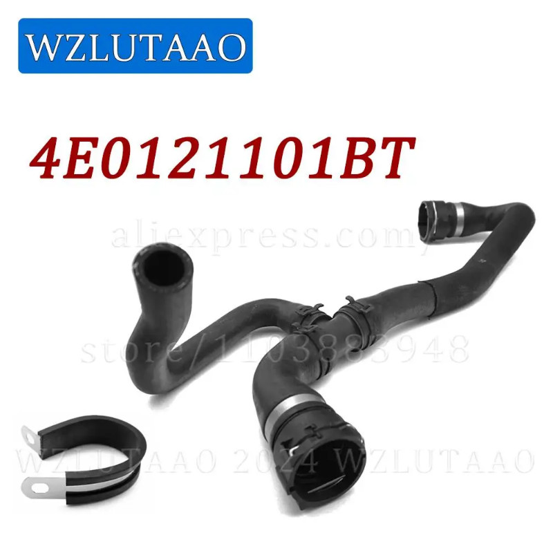 Engine Upper Radiator Coolant Hose Pipe Line For Audi A8 D3 S8 Quattro 2004-2010 2.8 3.2 BDX BPK CJ