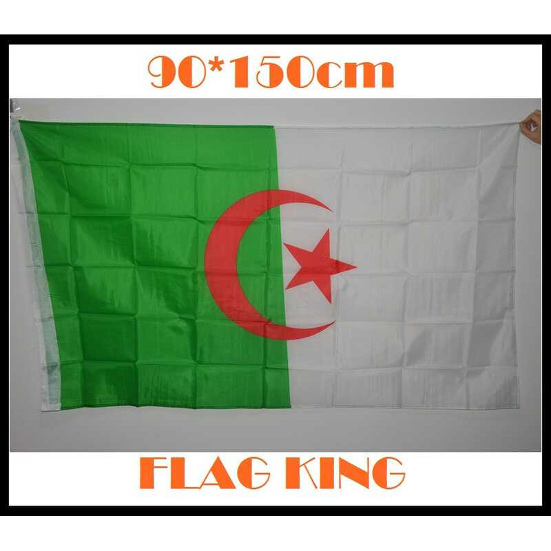 F902 90 * 150ซม. 3 * 5ฟุต Algeria Flag Algeria Fg