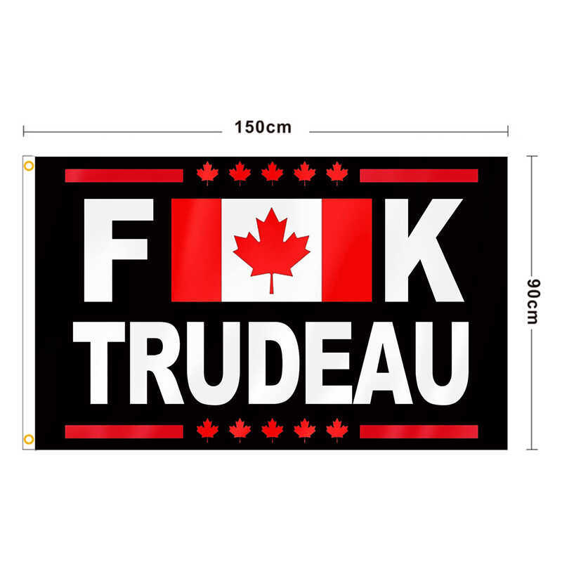 FK Canadian Flag TRUDEAU TRUDEAU 90 * 150CM แหล่งซื้อ