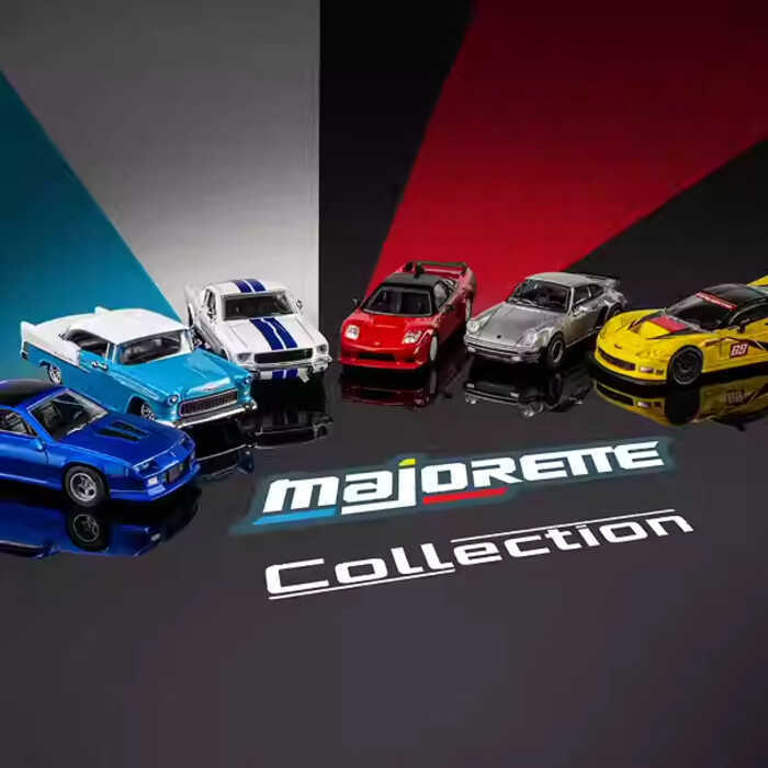 Majorette 1/64 Classic Collection Porsche Honda Alloy Collection Car Model Male