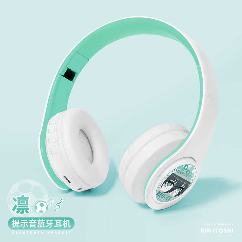 Blue Two-Dimensional Itoshi Anime Rin Prison Merchanded ชุดหูฟังไร้สายบลูทูธ