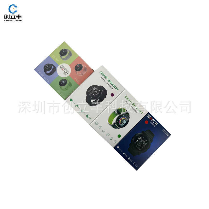 D18S Macaron FD68 Heart Rate การออกกําลังกาย Pedometer การตรวจสอบสุขภาพแปดสีพื้นหลังที่กําหนดเองสร้อ