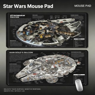 แผ่นรองเมาส์ Star Wars | โอเวอร์ไซส์ | เรือรบวาด | เสื่อโต๊ะ