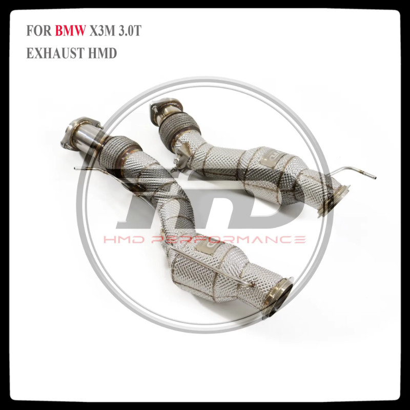 HMD Exhaust System High Flow Performance Downpipe for BMW BMW X3M 3.0T Car Accessories With Catalyt