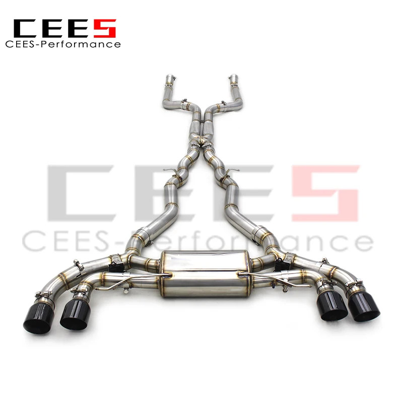 CEES Catback Exhaust Systems For BMW M550/M550i G30 N63 4.4TT 2017-2022 Racing Car Stainless Steel