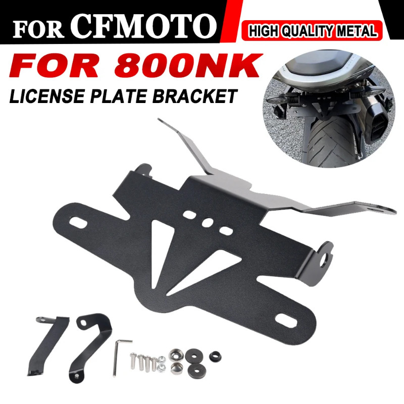 For CFMOTO 800nk NK800 NK 800 NK 2023 2024 Motorcycle Fender Taillight License Plate Holder Rear Ta
