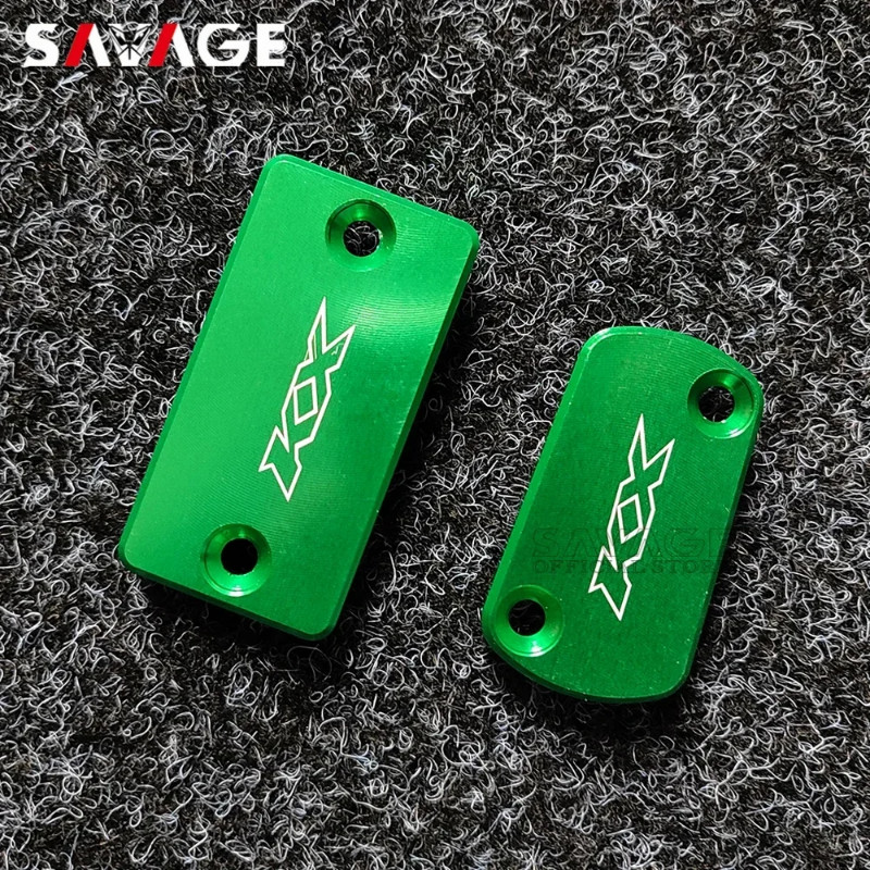 Rear Front Brake Reservoir Caps For KAWASAKI KX 125 250 250F 450F KX450F KX250F KX250 KX125 Motorcy
