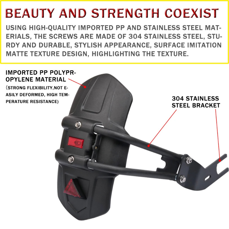 For Suzuki V-strom 800 DE 800DE Vstrom DL800DE Motorcycle Accessories Rear Fender Mudguard Splash G