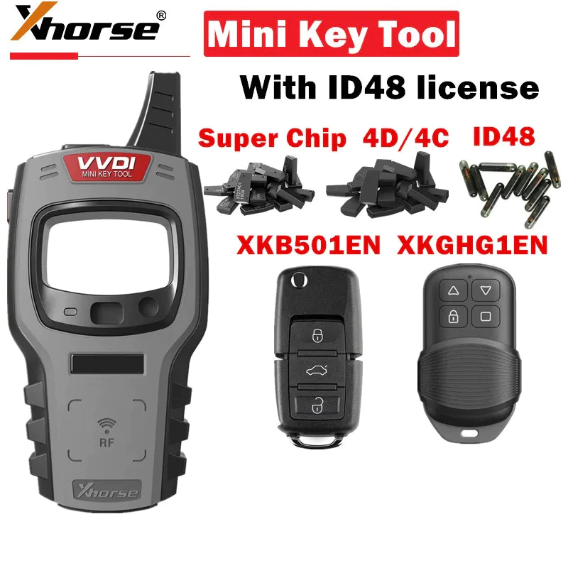 Xhorse VVDI Mini Key Tool Remote Key Programmer with ID48 License Super Chip thumbnail 3