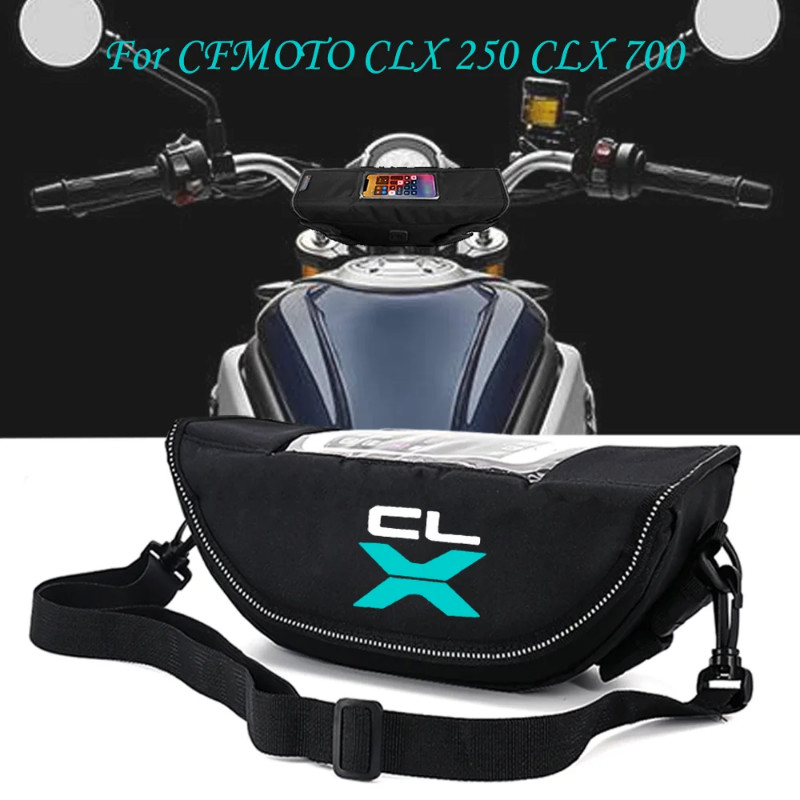 For CFMOTO 700-CLX CLX 700 CLX 250 Dustproof and Waterproof Motorcycle Steering Wheel Navigation Ba